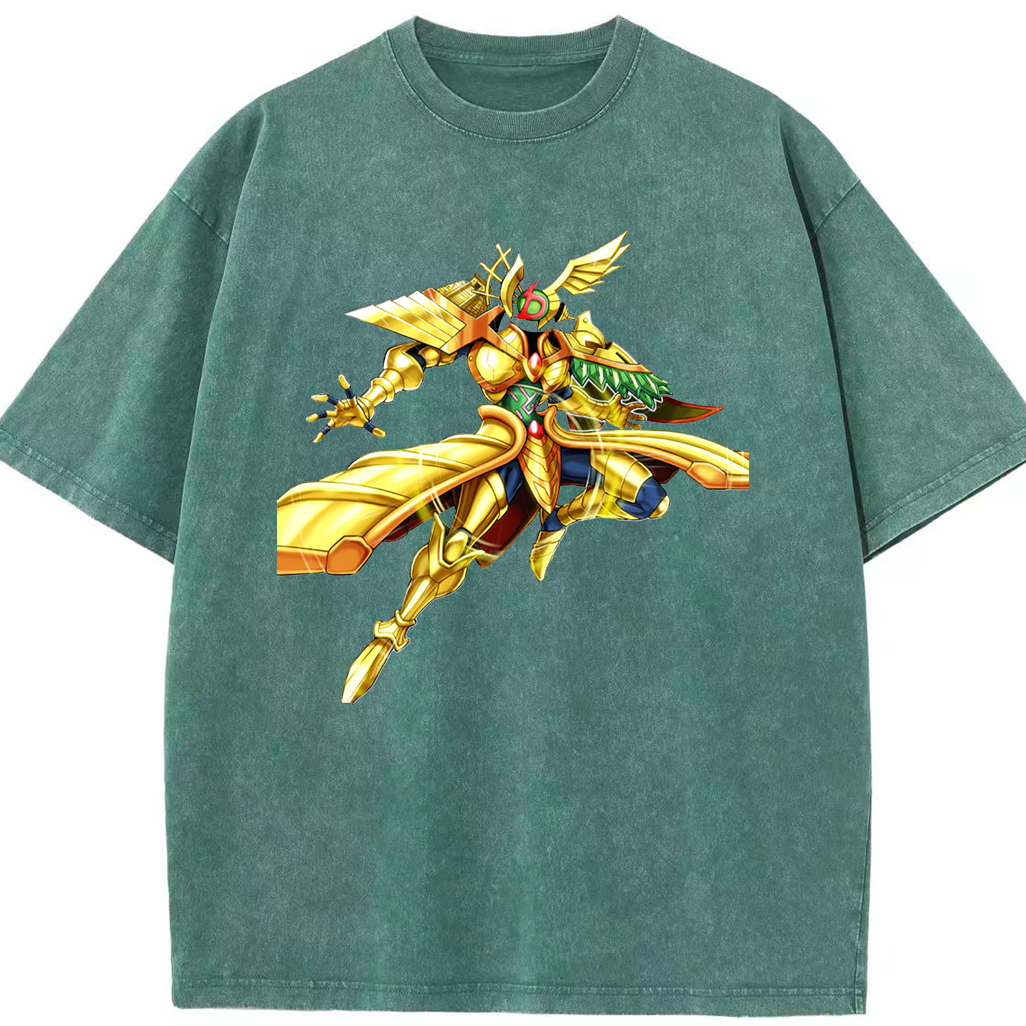 （画像用） 遊☆戯☆王 Yu-Gi-Oh! 綿100% ヴィンテージ風 半袖Tシャツ（フロントプリント）